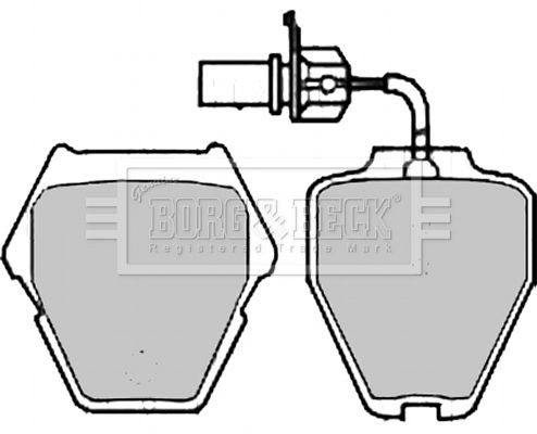 BORG & BECK Jarrupala, levyjarru BBP2198